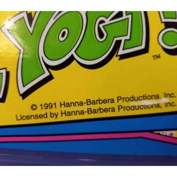 1991 Yo Yogi! Lunchbox & Thermos-Extremely Rare-Near Mint!! - Picture 3 of 9